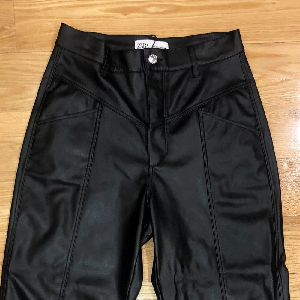 ZARA Leather Pants NWT